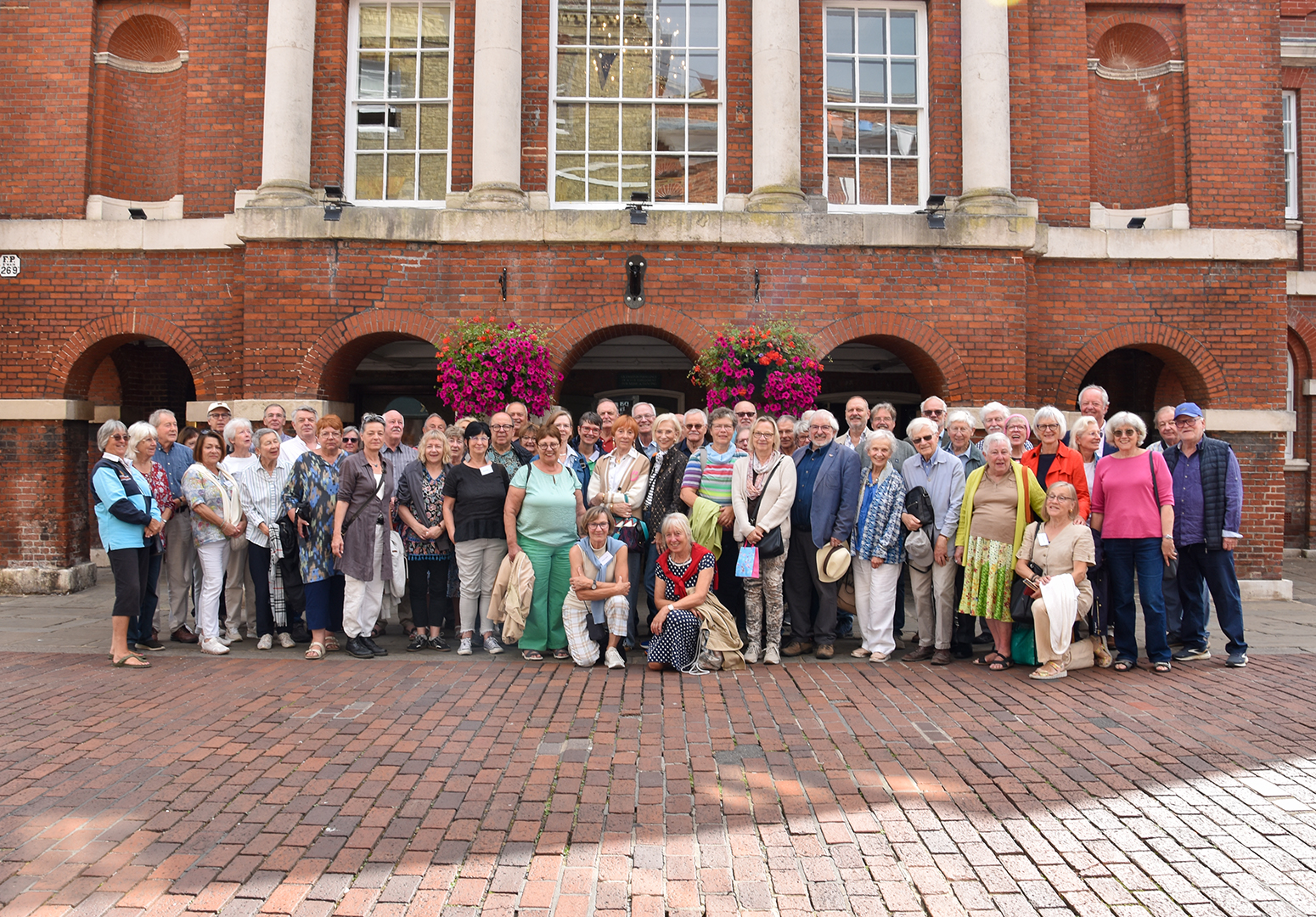 Chichesterf Speyer Friends outside the assembly rooms in Chichester